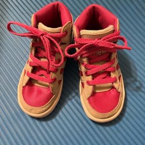 Adidas originals hard court hi big logo size:8